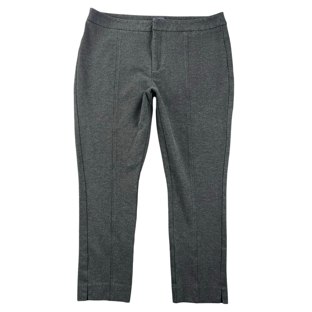 NYDJ Lift Tuck Technology Cropped Ankle Dress Pants Gray Straight Leg Women’s 16